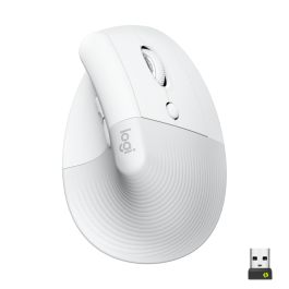 Mouse Verticale Ergonomico Logitech Lift - Wireless, Per Mani Medio-piccole, Angolo 57°, Click Silenziosi, Colore Rosa