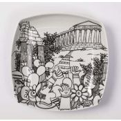 Ceramiche De Simone Piatto fondo Agrigento - PQF21AG
