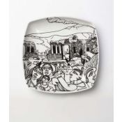 Ceramiche De Simone Piatto fondo Taormina - PQF21TA