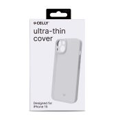 CELLY SPACE1053WH  Cover ultra sottile iPhone 15 bianca