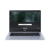 Acer Chromebook 314 N4020 35,6 cm (14") HD Intel® Celeron® N 4 GB LPDDR4-SDRAM 64 GB Flash Wi-Fi 5 (802.11ac) Chrome OS Argento