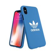 Adidas Trefoil custodia per cellulare 14,7 cm (5.8") Cover Blu, Bianco