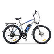 Argento Bike Alpha Nero, Blu, Grigio Alluminio 69,8 cm (27.5") 25 kg