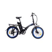 Argento Bike Piuma+ Nero, Blu, Grigio Alluminio 50,8 cm (20") 19,1 kg