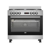 Beko GM15325DX cucina Cucina freestanding Gas Acciaio inossidabile A