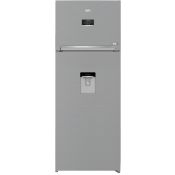 Beko RDNE455E40DXBN frigorifero con congelatore Libera installazione 406 L E Argento