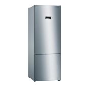 Bosch Serie 4 KGN56XLEA frigorifero con congelatore Libera installazione 508 L E Acciaio inossidabile
