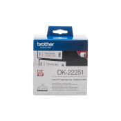Brother DK-22251 nastro per etichettatrice Nero e rosso su bianco