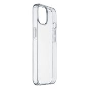Cellularline Clear Strong - iPhone 14 Plus Custodia rigida con bordi in gomma - con tecnologia antibatterica integrata Trasparente