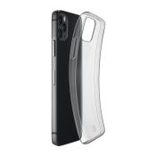 Cellularline Fine - iPhone 12 / 12 Pro Cover in gomma morbida ultra sottile e trasparente Trasparente