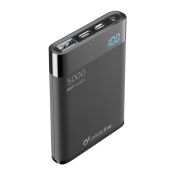 Cellularline FreePower Manta HD 5000 - Universal Caricabatterie portatile ultrapiccolo con celle ad alta densità Nero