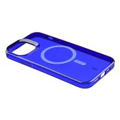 Cellularline Gloss Mag - iPhone 14 Custodia con magneti per la ricarica e l’aggancio all’alimentatore MagSafe Blu