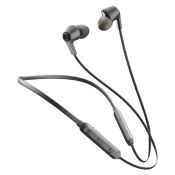 Cellularline Nape Auricolari Bluetooth® in-ear ultra flessibili e duraturi con 12 ore di autonomia Nero