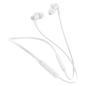 Cellularline Nape Auricolari Bluetooth® in-ear ultra flessibili e duraturi con 12 ore di autonomia Bianco