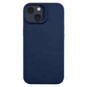 Cellularline Sensation - iPhone 14 Custodia in silicone soft touch con tecnologia antibatterica Microban integrata Blu