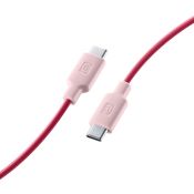 Cellularline Stylecolor Cable 100cm - USB-C to USB-C Cavo colorato da USB-C a USB-C Rosa
