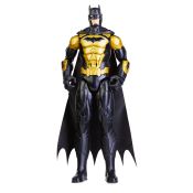 DC Comics | BATMAN | Personaggio Batman Oro e Nero in scala 30 cm con decorazioni originali, mantello e 11 punti di articolazione - Giocattoli per bambini e bambine dai 3 anni