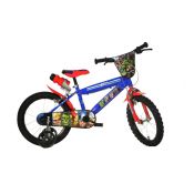 Dino Bikes Avengers bicicletta Metallo Blu, Rosso