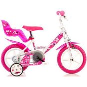Dino Bikes Pink 12" bicicletta 30,5 cm (12") Metallo Rosa, Bianco
