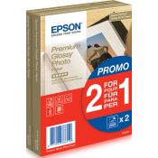 Epson Premium Glossy Photo Paper - 10x15cm - 2x 40 Fogli