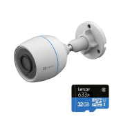 EZVIZ - Telecamera Smart esterno C3TN COLOR + MICROSD 32GB - white