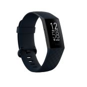 Fitbit Charge 4 OLED Braccialetto per rilevamento di attività Nero, Blu
