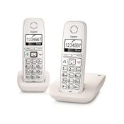 Gigaset E260 Duo Telefono DECT Identificatore di chiamata Bianco