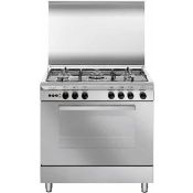 Glem Gas U86GIF3 cucina Electric,Natural gas Stainless steel A