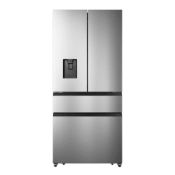 Hisense RF540N4WIE frigorifero side-by-side Libera installazione 430 L E Acciaio inossidabile