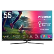 HISENSE - Smart Tv Full Array ULED 4K UHD 1000nit 55" 55U8QF - Black/Gray