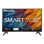 HISENSE - Smart TV LED HD  32" 32A49K - Black