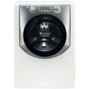 Hotpoint AQUALTIS AQ83L 09 IT lavatrice Caricamento frontale 8 kg 1000 Giri/min Stainless steel, Bianco
