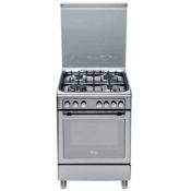 Hotpoint CX65S72 (X) IT/HA H cucina Elettrico Gas Stainless steel A