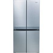 Hotpoint HAQ9 E1L frigorifero side-by-side Libera installazione 610 L F Acciaio inossidabile