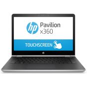 HP Pavilion x360 14-ba030nl Ibrido (2 in 1) 35,6 cm (14") Touch screen Full HD Intel® Core™ i3 i3-7100U 8 GB DDR4-SDRAM 256 GB SSD Windows 10 Home Nero, Argento