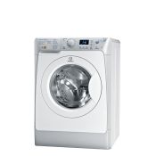Indesit PWDE 81473 S (IT) lavasciuga Libera installazione Caricamento frontale Argento, Bianco