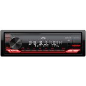 JVC KD-X272DBT Ricevitore multimediale per auto Nero, Rosso 350 W Bluetooth