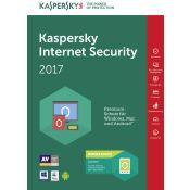 Kaspersky Internet Security 2017, 1U, 1Y, IT Sicurezza antivirus ITA 1 licenza/e 1 anno/i