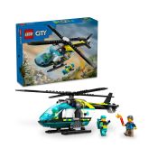 LEGO - CITY Elicottero di soccorso di emergenza - 60405 - Multicolore