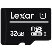 LEXAR - 32GB MICROSDHC CL 10 NO ADAPTER - Black