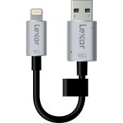 Lexar JumpDrive C20i 16GB unità flash USB USB Type-A / Lightning 3.2 Gen 1 (3.1 Gen 1) Nero, Argento