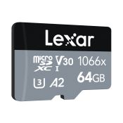 Lexar Professional 1066x microSDXC UHS-I Cards SILVER Series 64 GB Classe 10