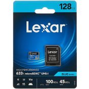 LEXAR - SDMICRO 633X 128GB C/AD