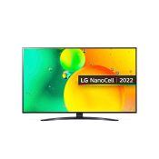 LG - Smart TV LED UHD 4K 43" 43NANO766QA - NERO