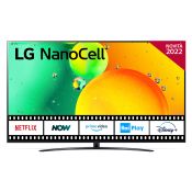 LG - Smart TV NANOCELL LED UHD 4K 75" 75NANO766QA - NERO