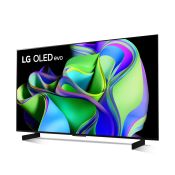 LG - SMART TV OLED UHD 4K 42" OLED42C34LA - BLACK