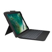 Logitech SLIM COMBO with detachable keyboard and Smart Connector for iPad Air (3rd gen) and iPad Pro 10.5-inch Nero QWERTY Italiano