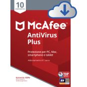 MCAFEE - AntiVirus Plus 10 Device Euronics