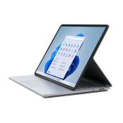 Microsoft Surface Laptop Studio Ibrido (2 in 1) 36,6 cm (14.4") Touch screen Intel® Core™ i7 i7-11370H 32 GB LPDDR4x-SDRAM 1 TB SSD NVIDIA GeForce RTX 3050 Ti Wi-Fi 6 (802.11ax) Windows 11 Home Platino