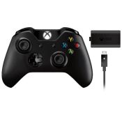 Microsoft Xbox One Wireless Controller Play and Charge Kit Nero Gamepad